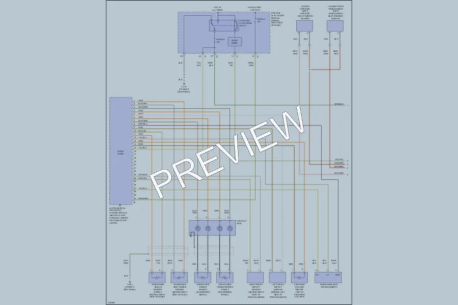 2006 Volvo S40 Supplemental Restraints wiring diagram preview