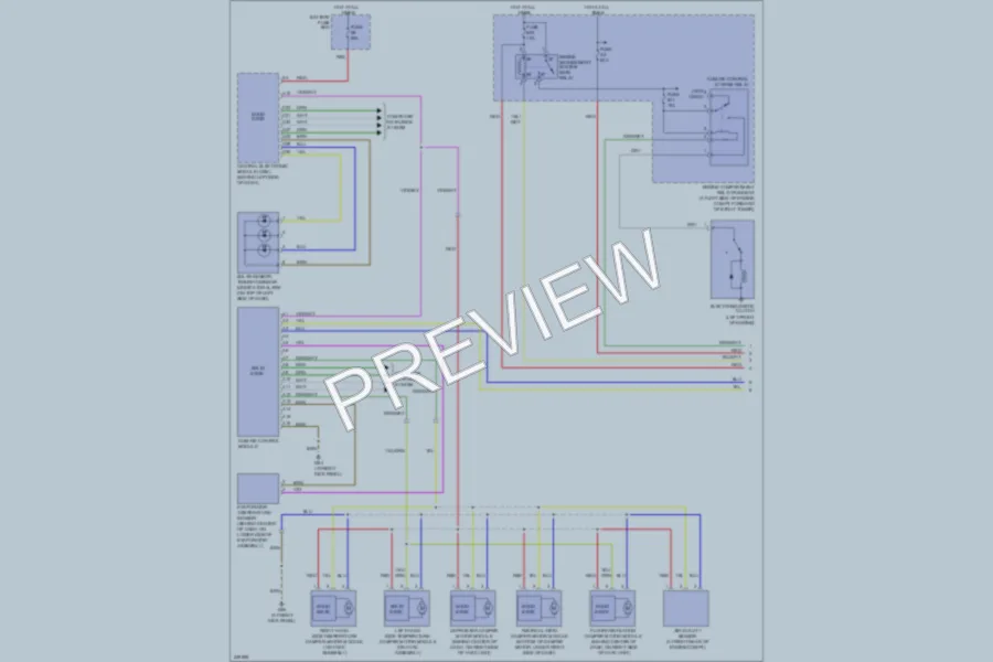 2006 Volvo S80 Air Conditioning wiring diagram preview