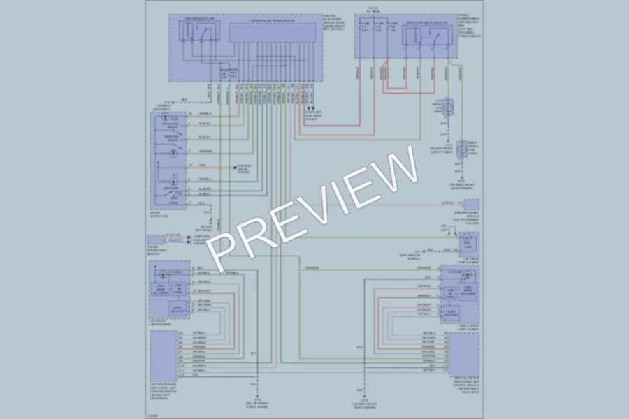 2006 Volvo V50 Headlights wiring diagram preview