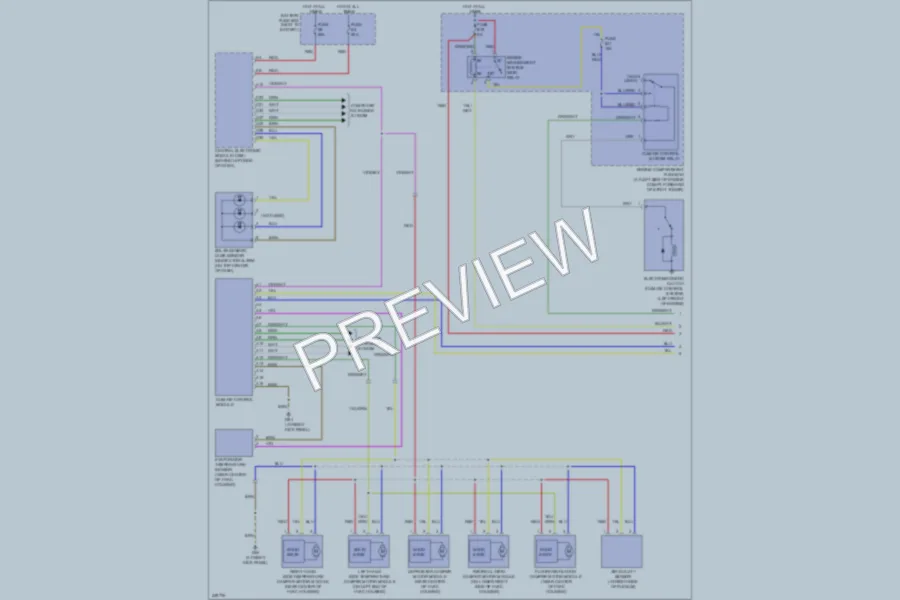 2006 Volvo XC70 Air Conditioning wiring diagram preview