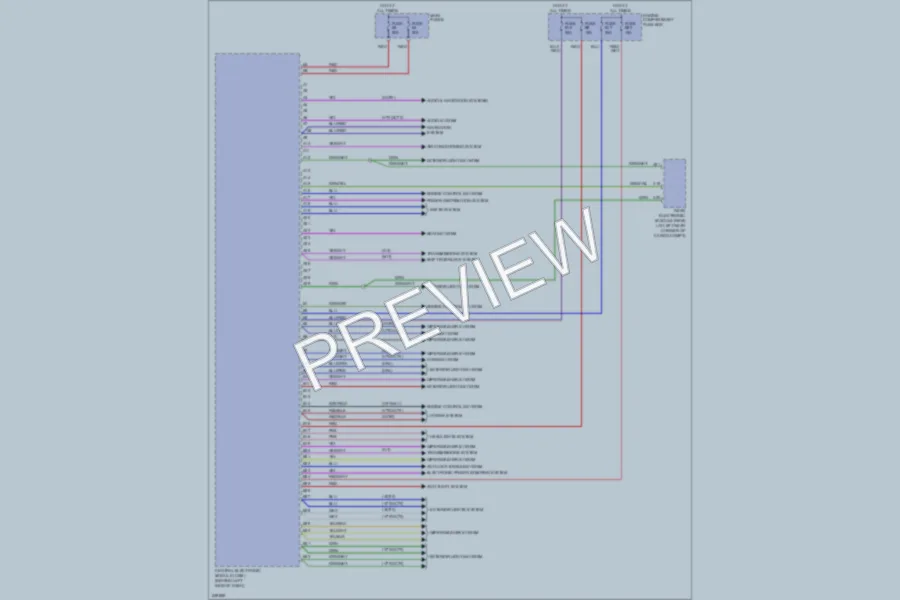 2006 Volvo XC70 Body Control Modules wiring diagram preview