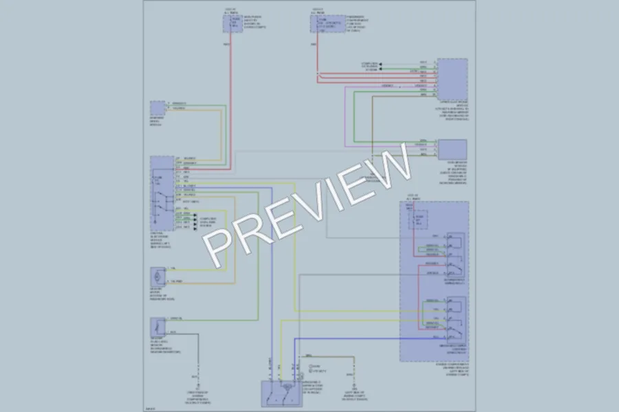 2006 Volvo XC70 Wiper Washer wiring diagram preview