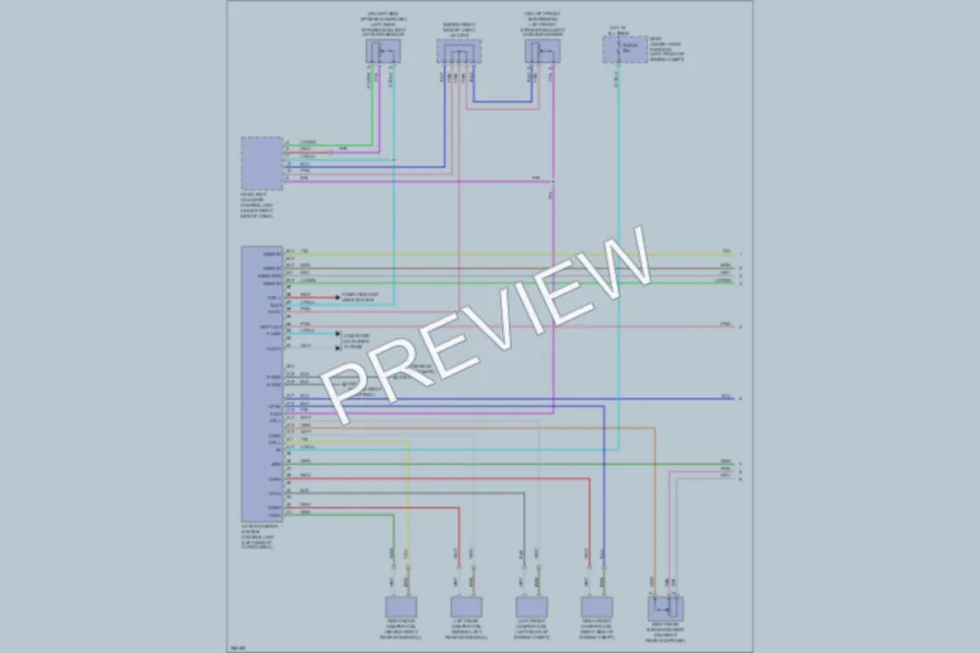 2007 Acura MDX Electronic Suspension wiring diagram preview