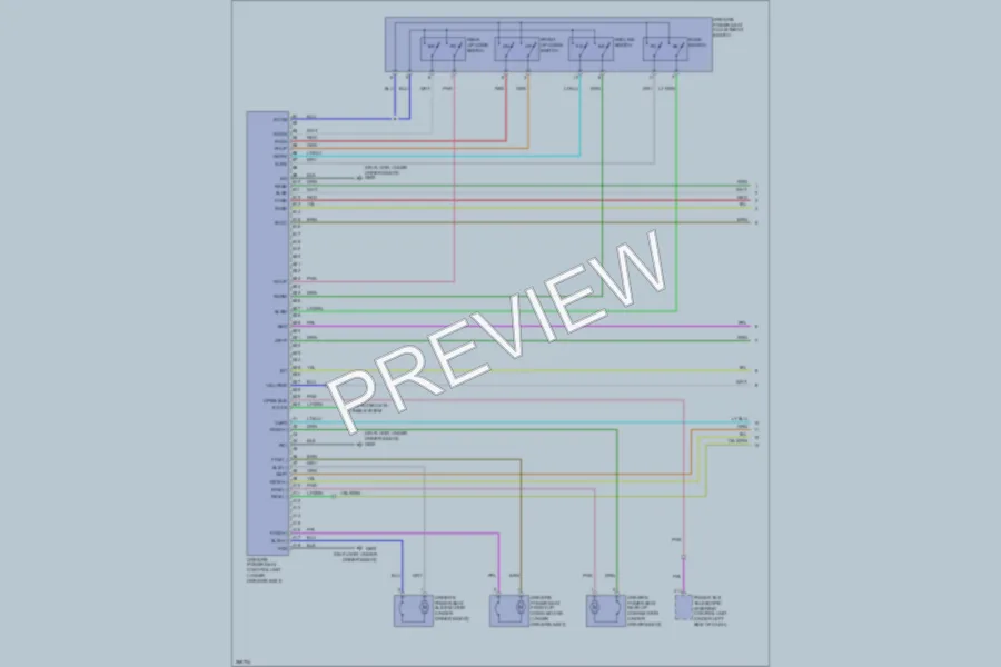 2007 Acura MDX Memory Systems wiring diagram preview