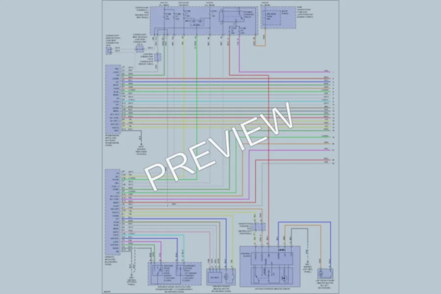2007 Acura MDX Power Windows wiring diagram preview