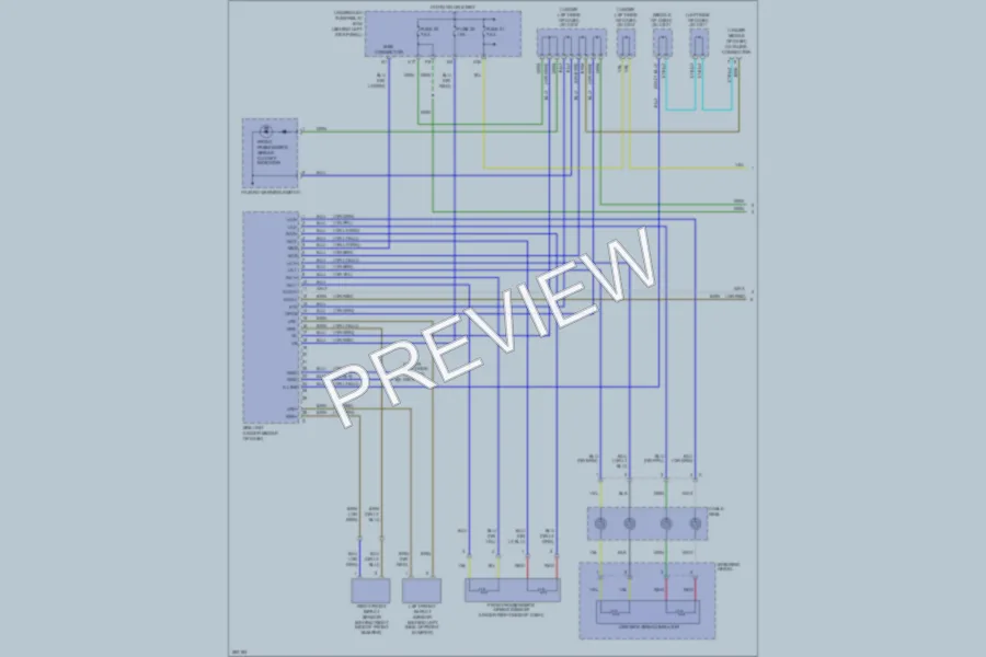 2007 Acura MDX Supplemental Restraints wiring diagram preview