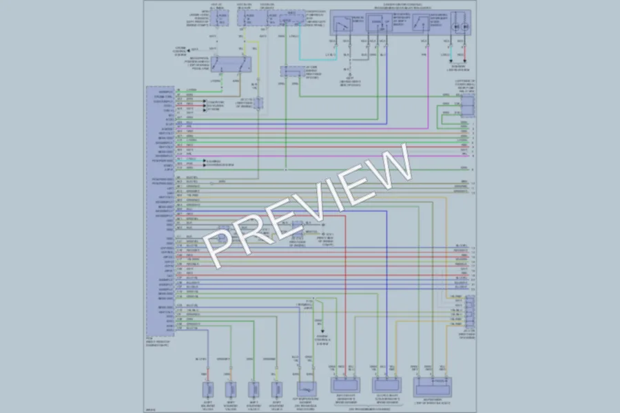 2007 Acura MDX Transmission wiring diagram preview