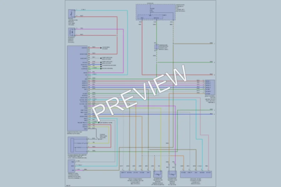 2007 Acura RDX Air Conditioning wiring diagram preview