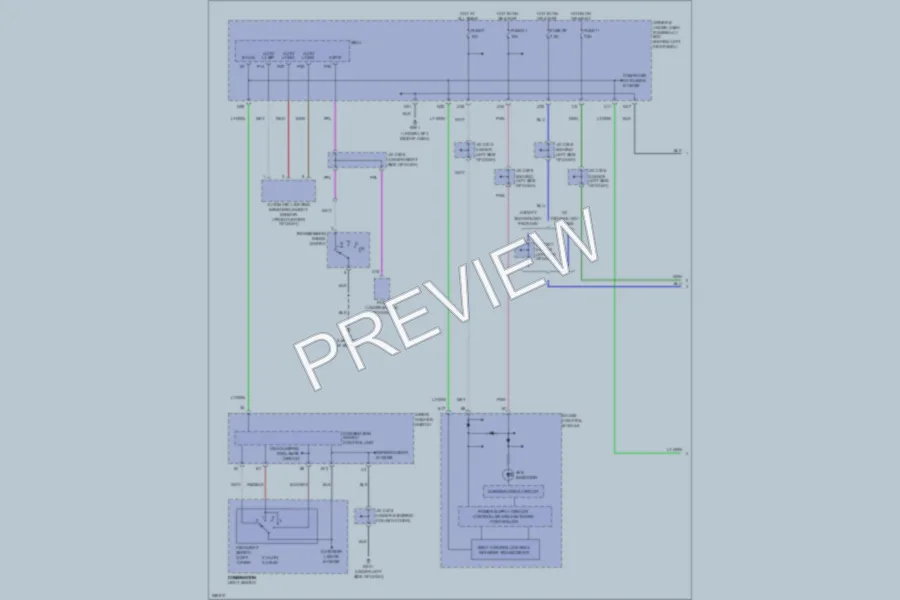 2007 Acura RL Headlights wiring diagram preview