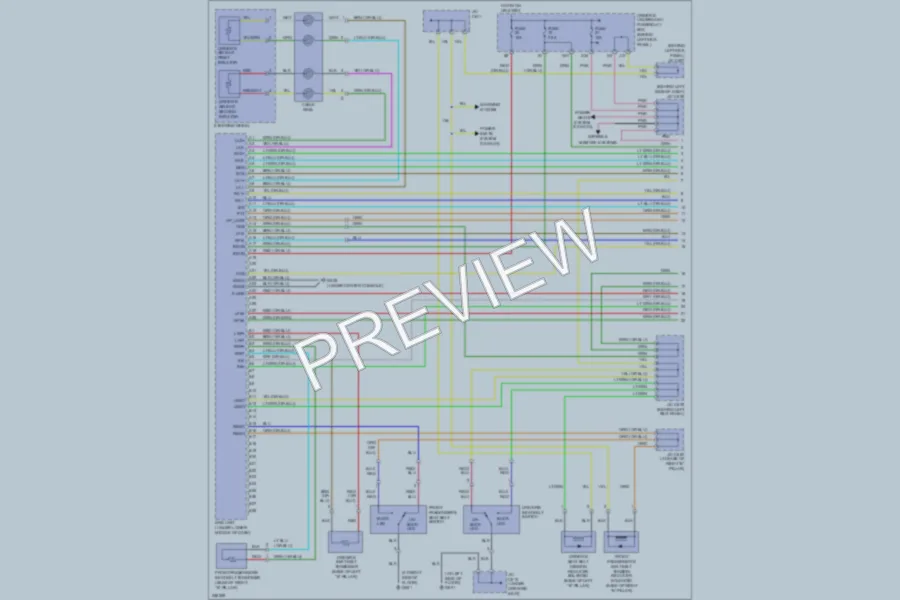 2007 Acura RL Supplemental Restraints wiring diagram preview