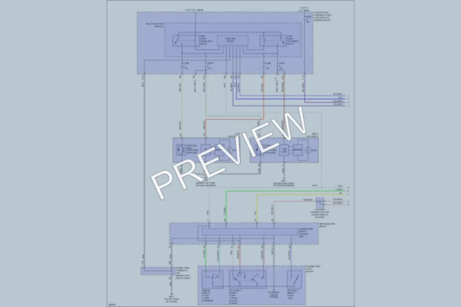 2007 Acura TL Headlights wiring diagram preview