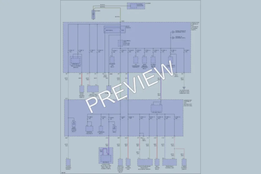 2007 Acura TL Power Distribution wiring diagram preview