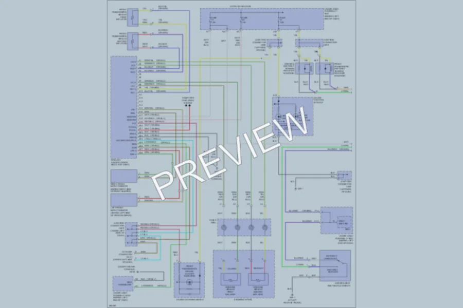 2007 Acura TL Supplemental Restraints wiring diagram preview