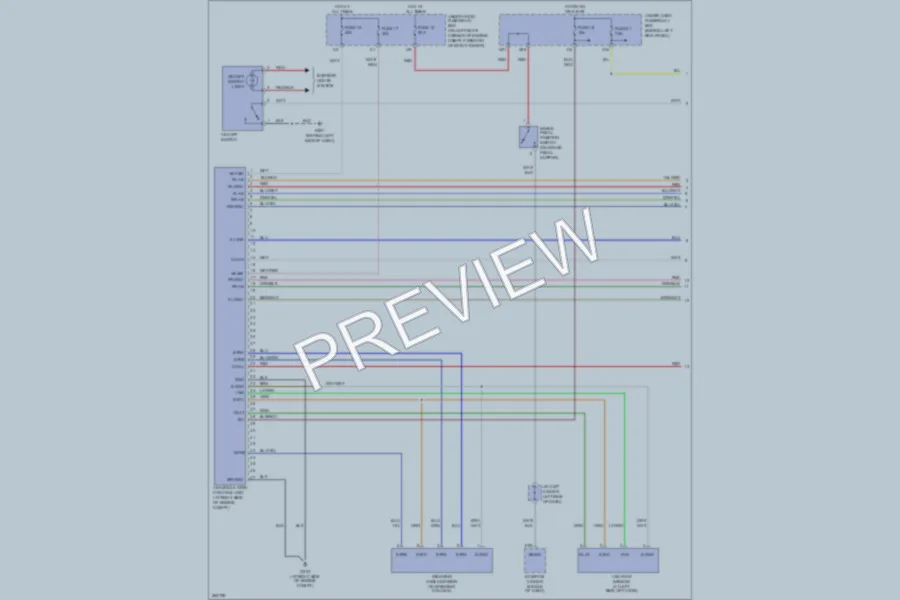 2007 Acura TSX Anti Lock Brakes wiring diagram preview