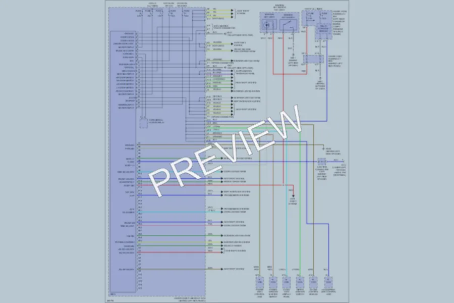 2007 Acura TSX Body Control Modules wiring diagram preview