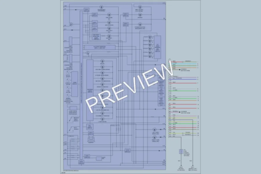 2007 Acura TSX Instrument Cluster wiring diagram preview