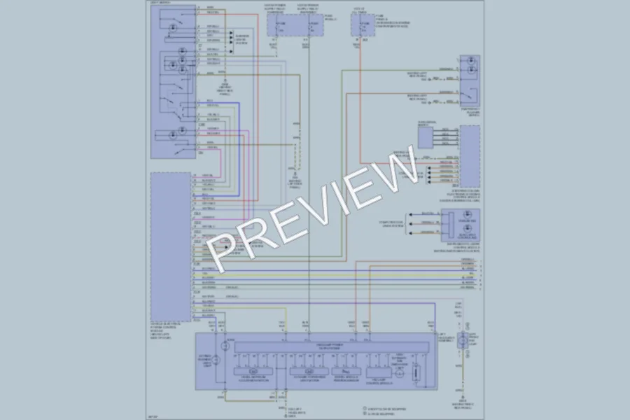 2007 Audi A3 Headlights wiring diagram preview