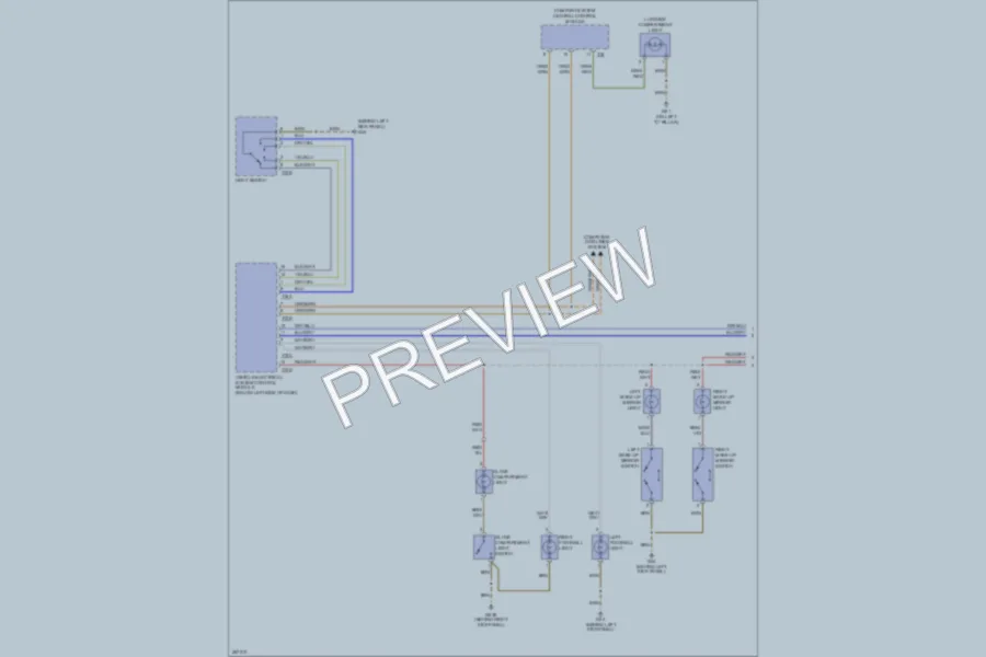 2007 Audi A3 Interior Lights wiring diagram preview
