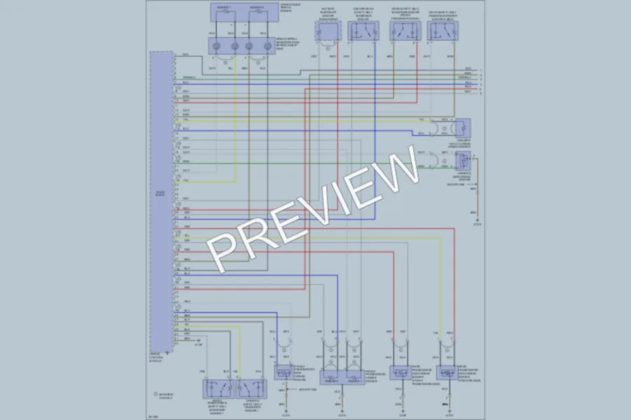 2007 Audi A4 Supplemental Restraints wiring diagram preview