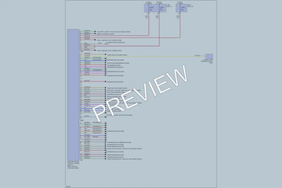 2007 Audi A6 Body Control Modules wiring diagram preview