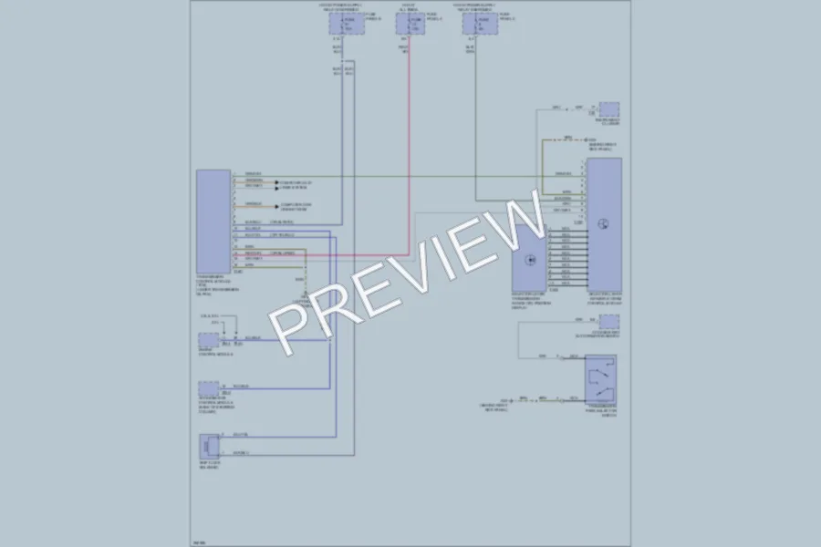 2007 Audi A6 Transmission wiring diagram preview