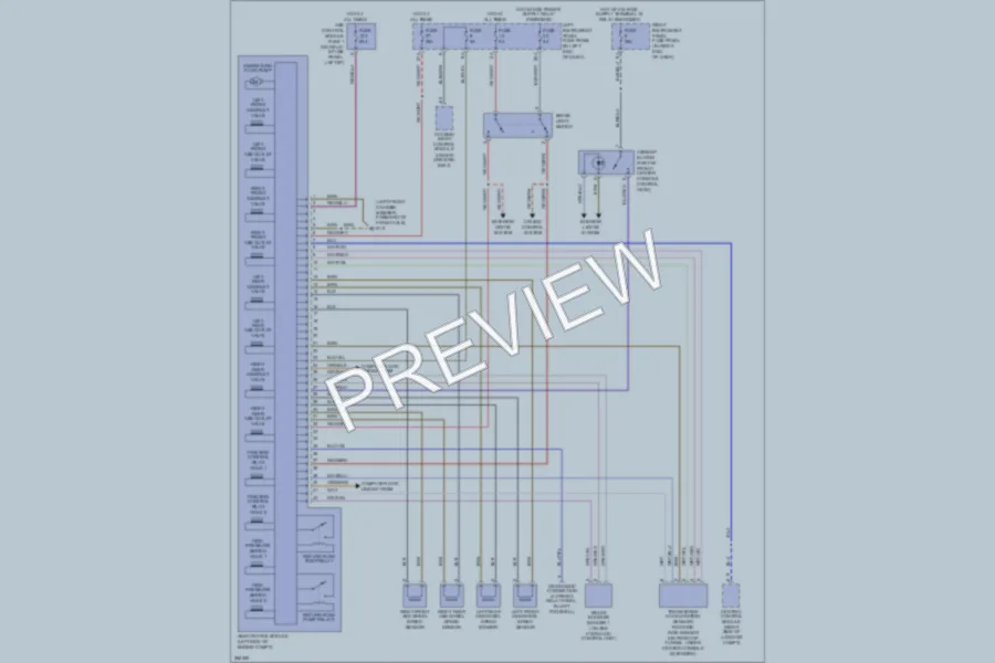 2007 Audi A8 Anti Lock Brakes wiring diagram preview