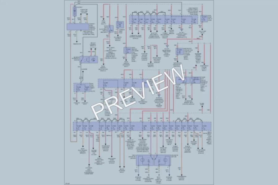 2007 Audi A8 Power Distribution wiring diagram preview
