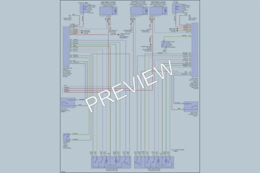 2007 Audi A8L Anti Theft wiring diagram preview