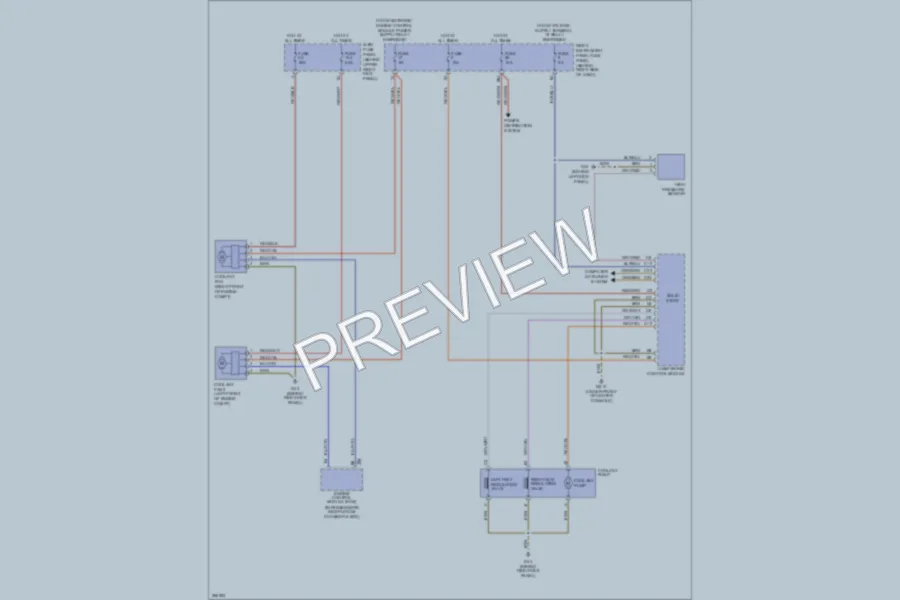 2007 Audi A8L Cooling Fan wiring diagram preview