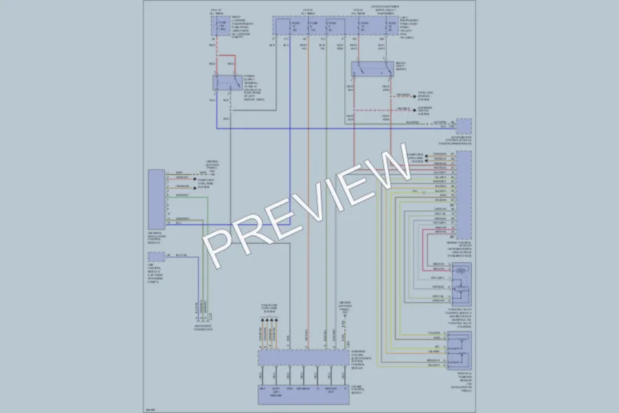 2007 Audi A8L Cruise Control wiring diagram preview