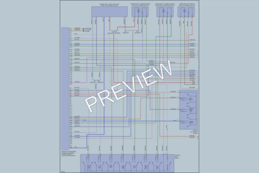 2007 Audi A8L Memory Systems wiring diagram preview