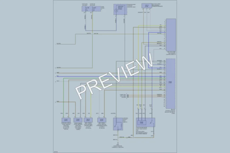 2007 Audi A8L Supplemental Restraints wiring diagram preview