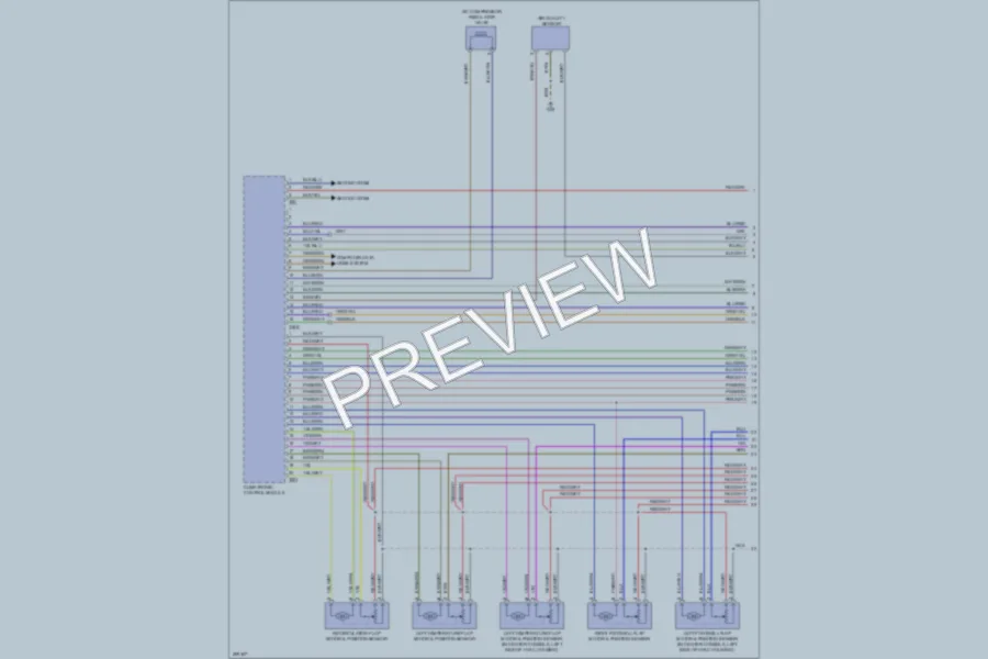 2007 Audi Q7 Air Conditioning wiring diagram preview
