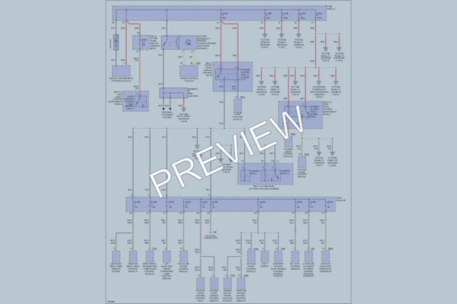 2007 Audi Q7 Power Distribution wiring diagram preview
