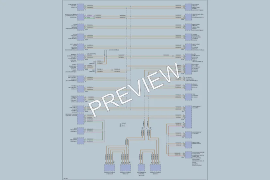 2007 Audi RS4 Computer Data Lines wiring diagram preview