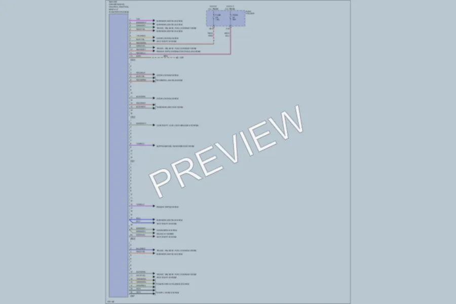 2007 Audi S4 Body Control Modules wiring diagram preview