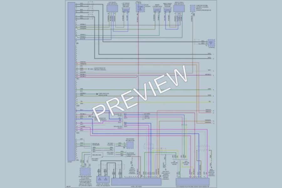 2007 Audi S4 Radio wiring diagram preview