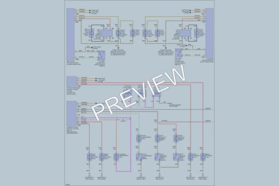 2007 Audi S6 Interior Lights wiring diagram preview