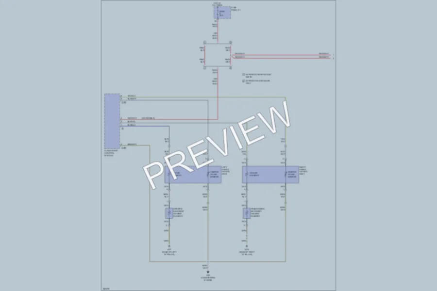 2007 Audi S6 Power Seats wiring diagram preview