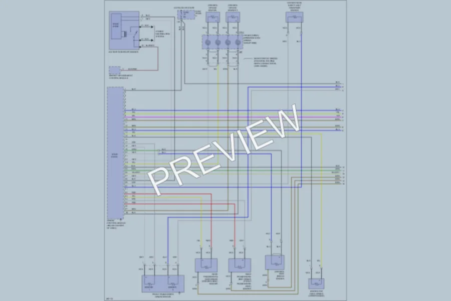 2007 Audi S6 Supplemental Restraints wiring diagram preview