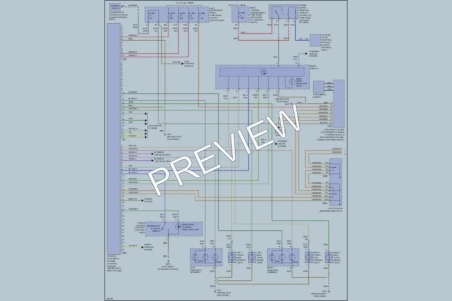 2007 Audi S8 Exterior Lights wiring diagram preview