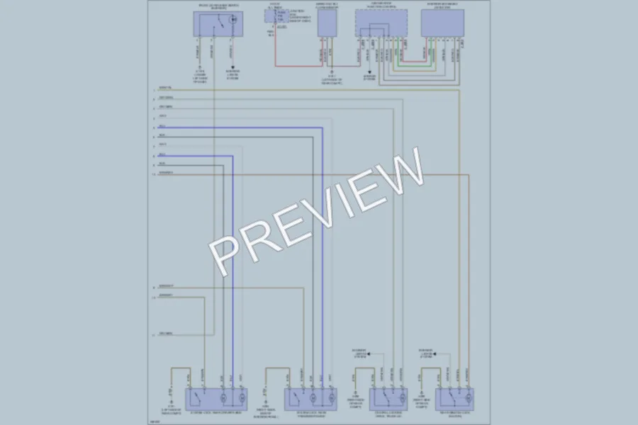 2007 BMW 328i Anti Theft wiring diagram preview