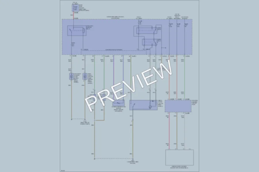 2007 BMW 328i Wiper Washer wiring diagram preview
