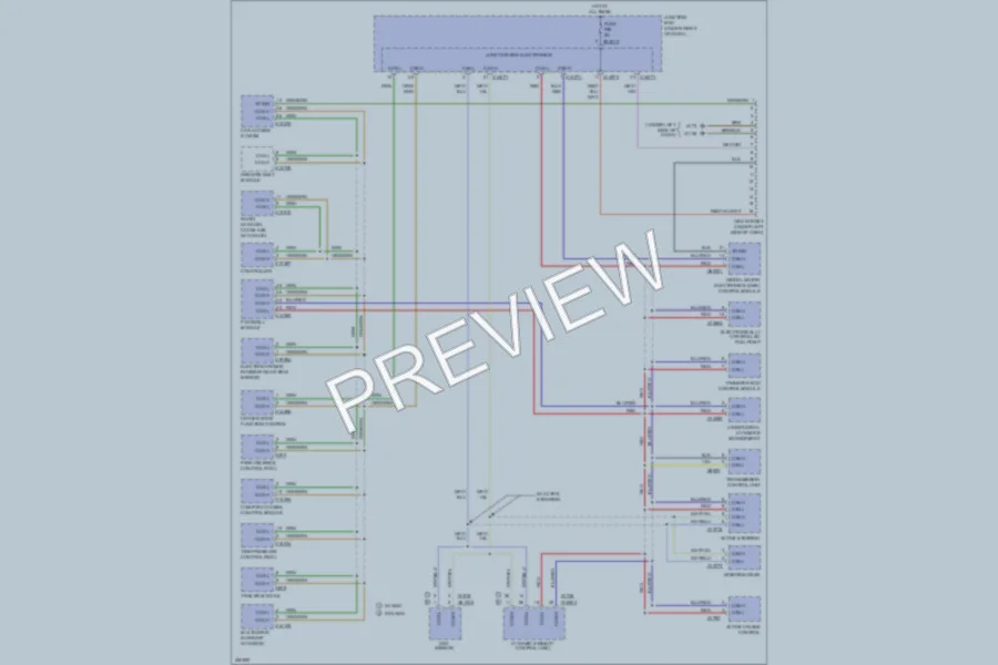 2007 BMW 335i Computer Data Lines wiring diagram preview