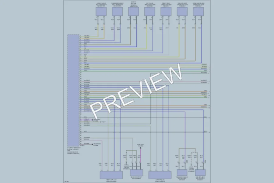 2007 BMW 335i Supplemental Restraints wiring diagram preview