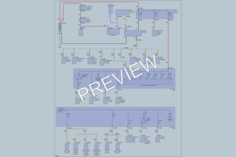 2007 BMW 335xi Power Distribution wiring diagram preview