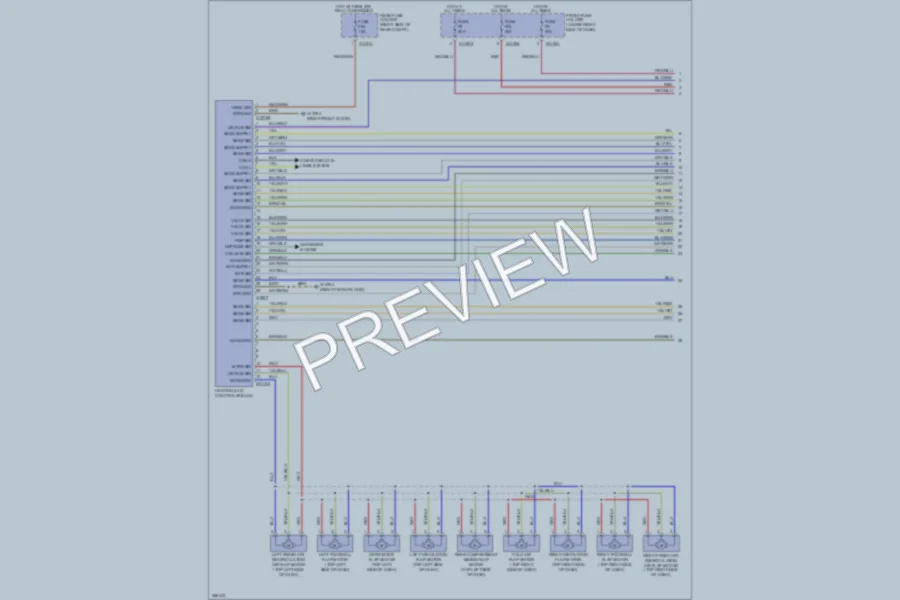 2007 BMW 525i Air Conditioning wiring diagram preview