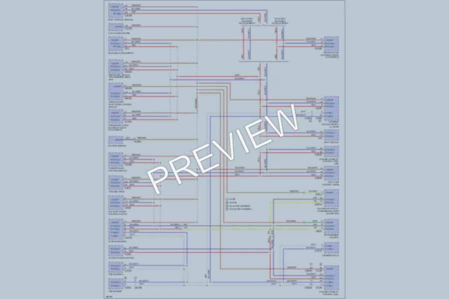 2007 BMW 525i Computer Data Lines wiring diagram preview
