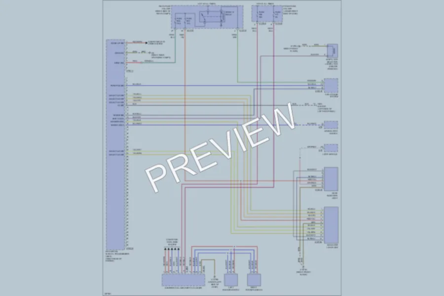 2007 BMW 525xi Transmission wiring diagram preview