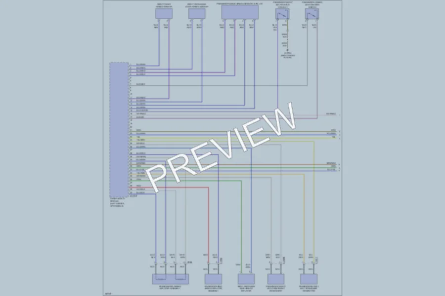 2007 BMW 530i Supplemental Restraints wiring diagram preview